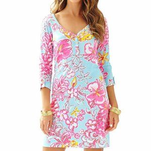 Lilly Pulitzer Palmetto V Neck T-Shirt Dress